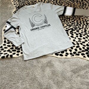 Crooks & Castles Heather Gray Tee 3XL